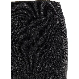 Black Cotton Long Skirt