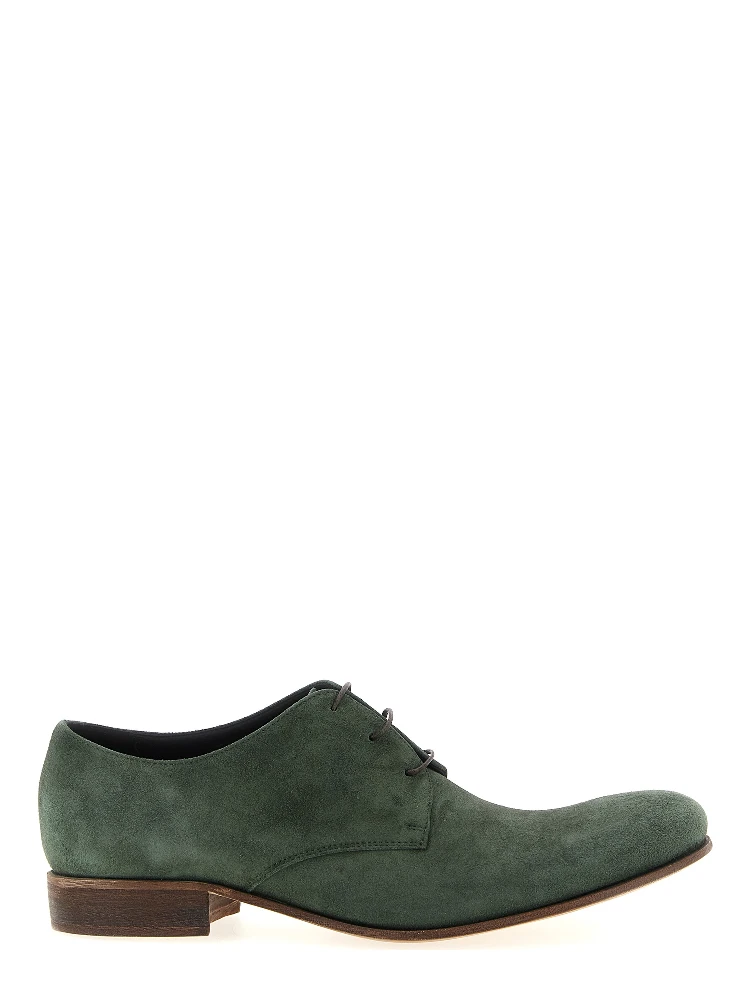Bicolor Suede Leather Oxfords And Derbies