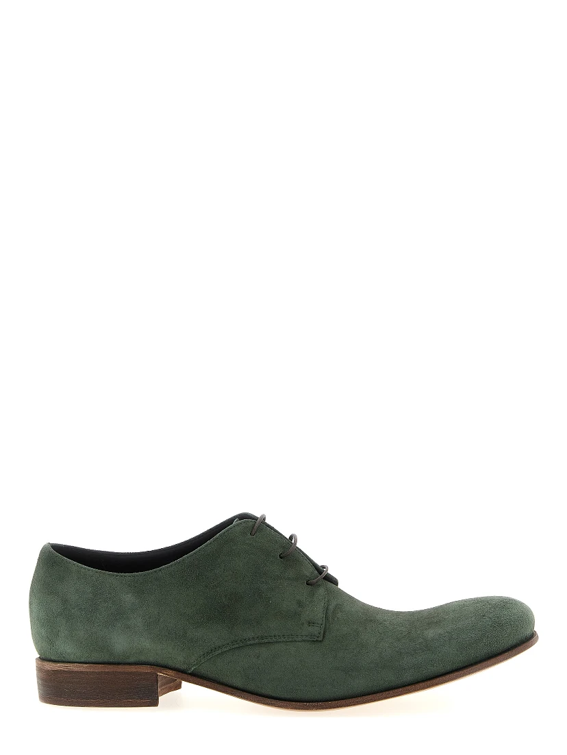 Bicolor Suede Leather Oxfords And Derbies