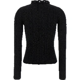 Black Wool Cardigan