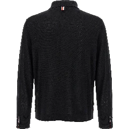 Black Virgin Wool Cardigan