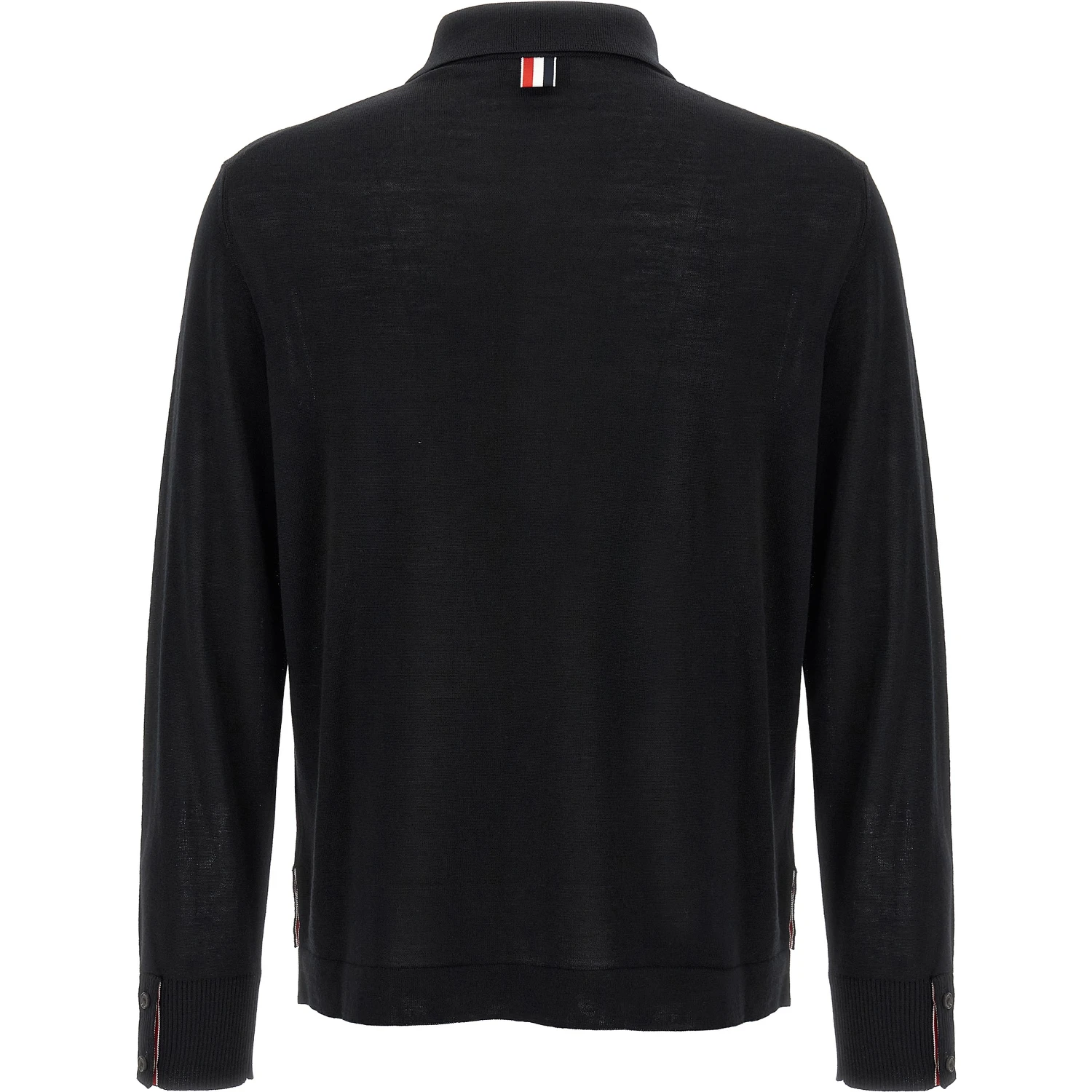 Black Virgin Wool Cardigan