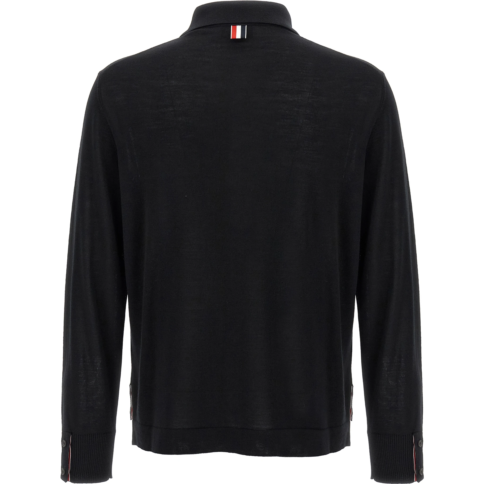 Black Virgin Wool Cardigan