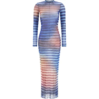 Multicolor Polyamide Long Dress