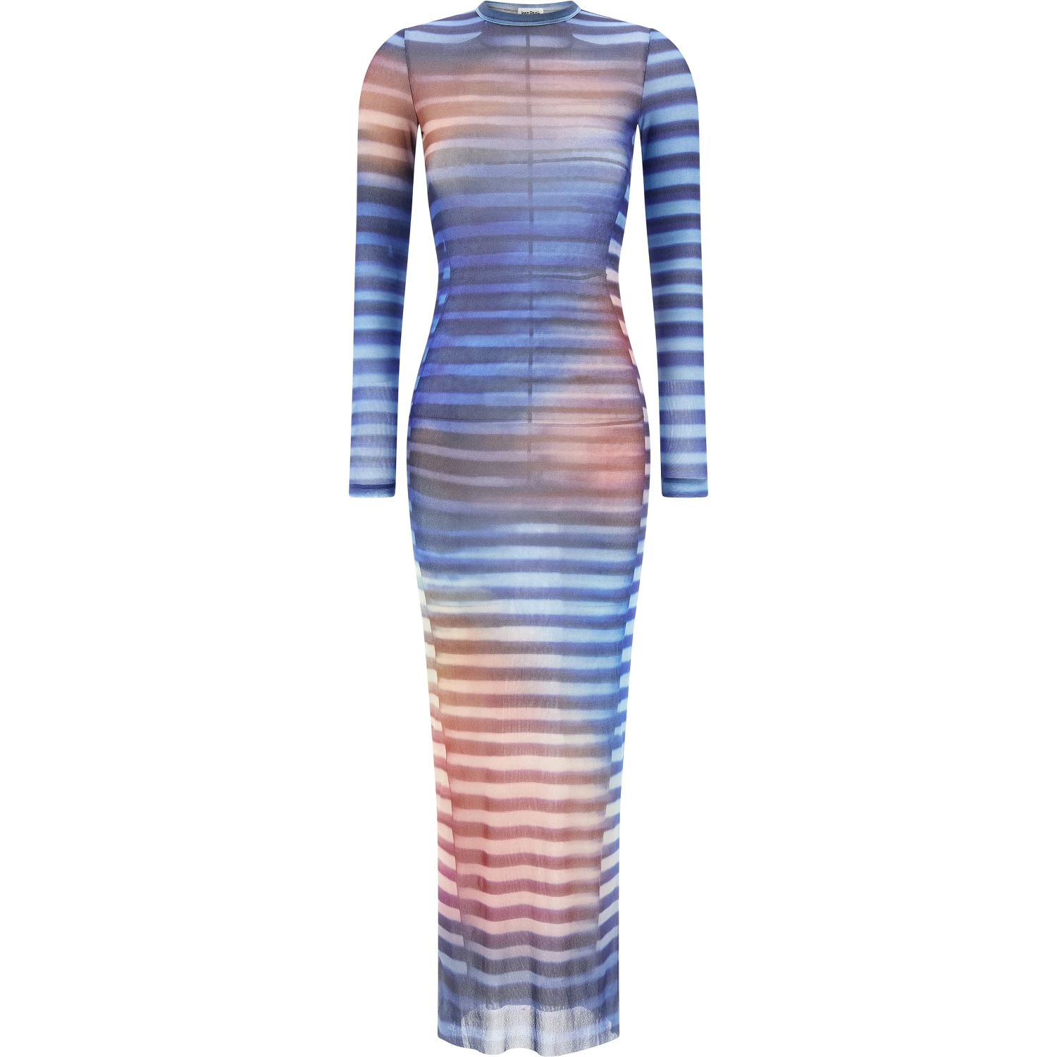 Multicolor Polyamide Long Dress