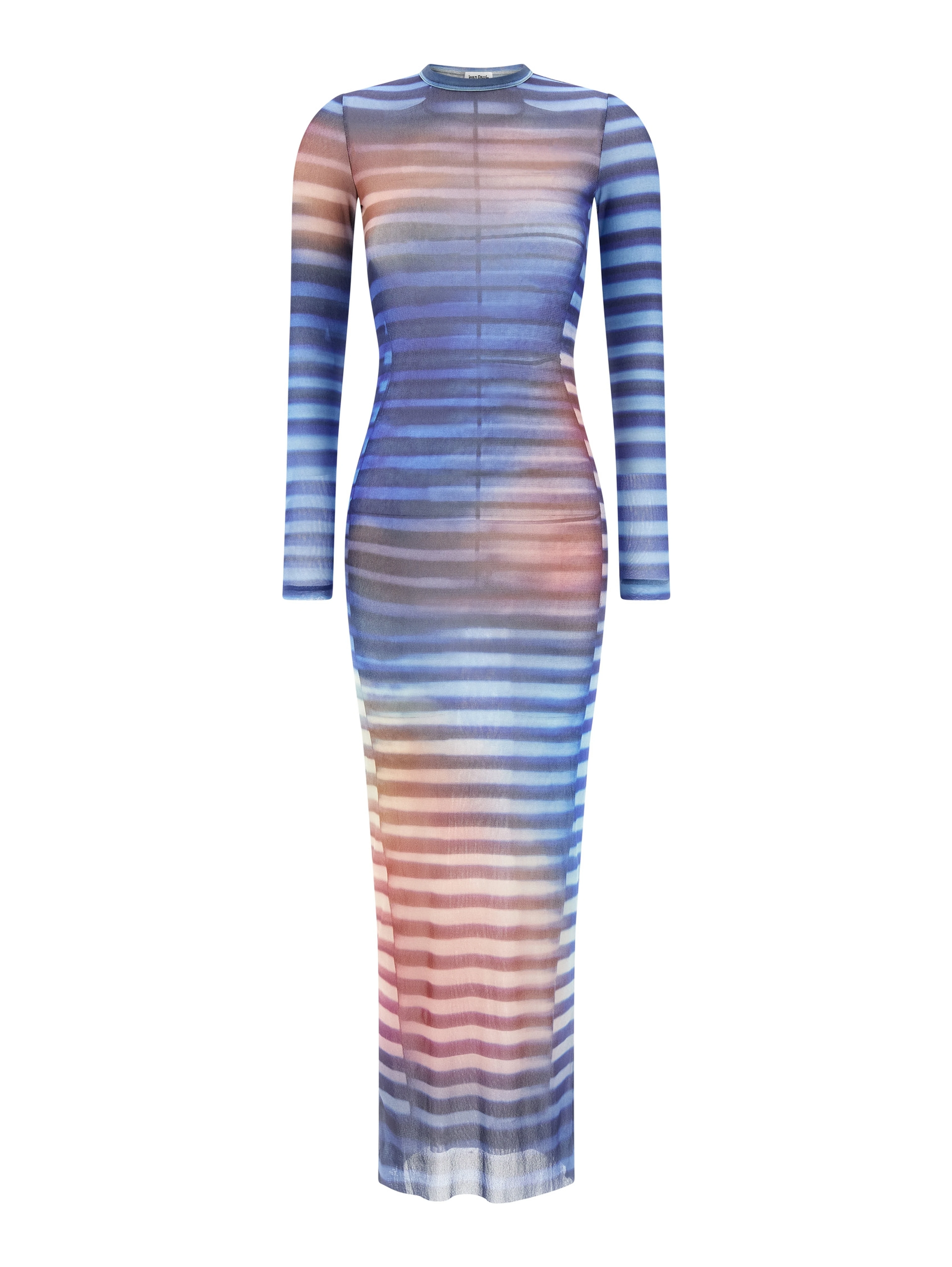 Multicolor Polyamide Long Dress