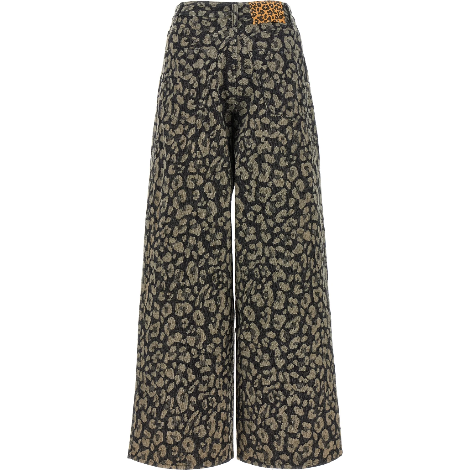 Multicolor Cotton Casual Pants
