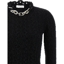 Black Wool Cardigan