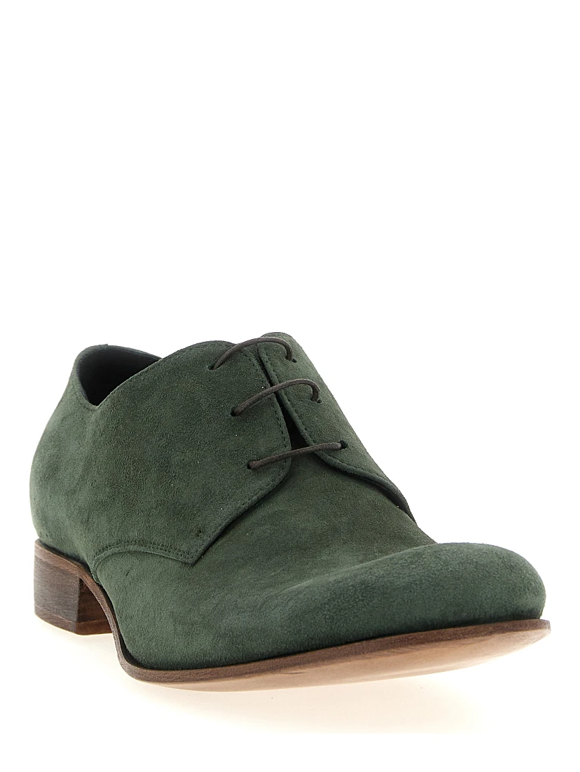 Bicolor Suede Leather Oxfords And Derbies