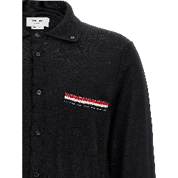 Black Virgin Wool Cardigan