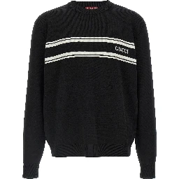 Bicolor Wool Cardigan