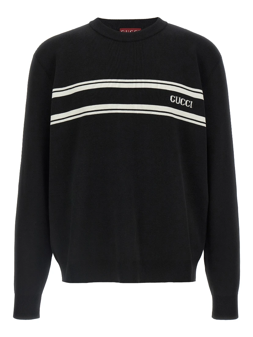 Bicolor Wool Cardigan