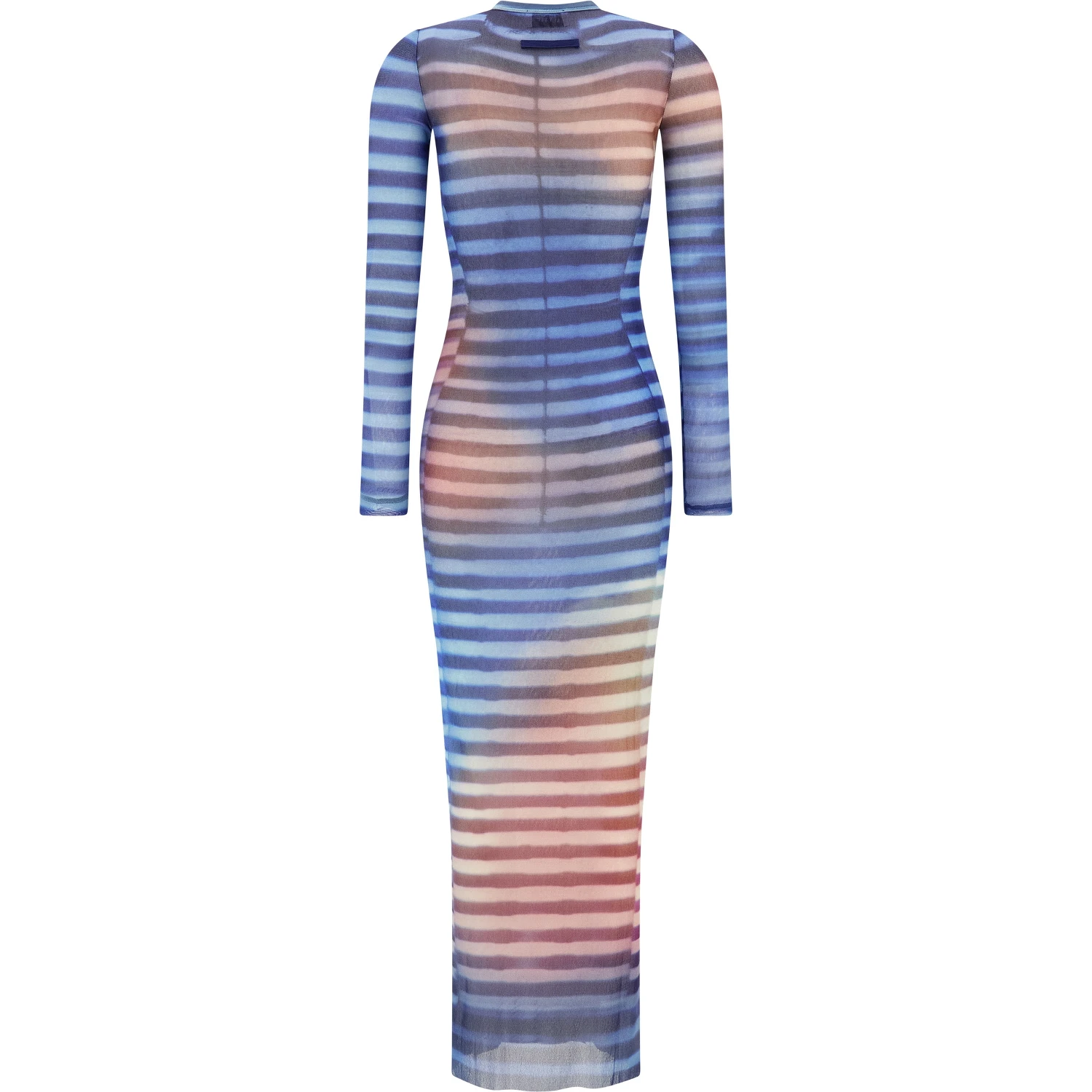 Multicolor Polyamide Long Dress
