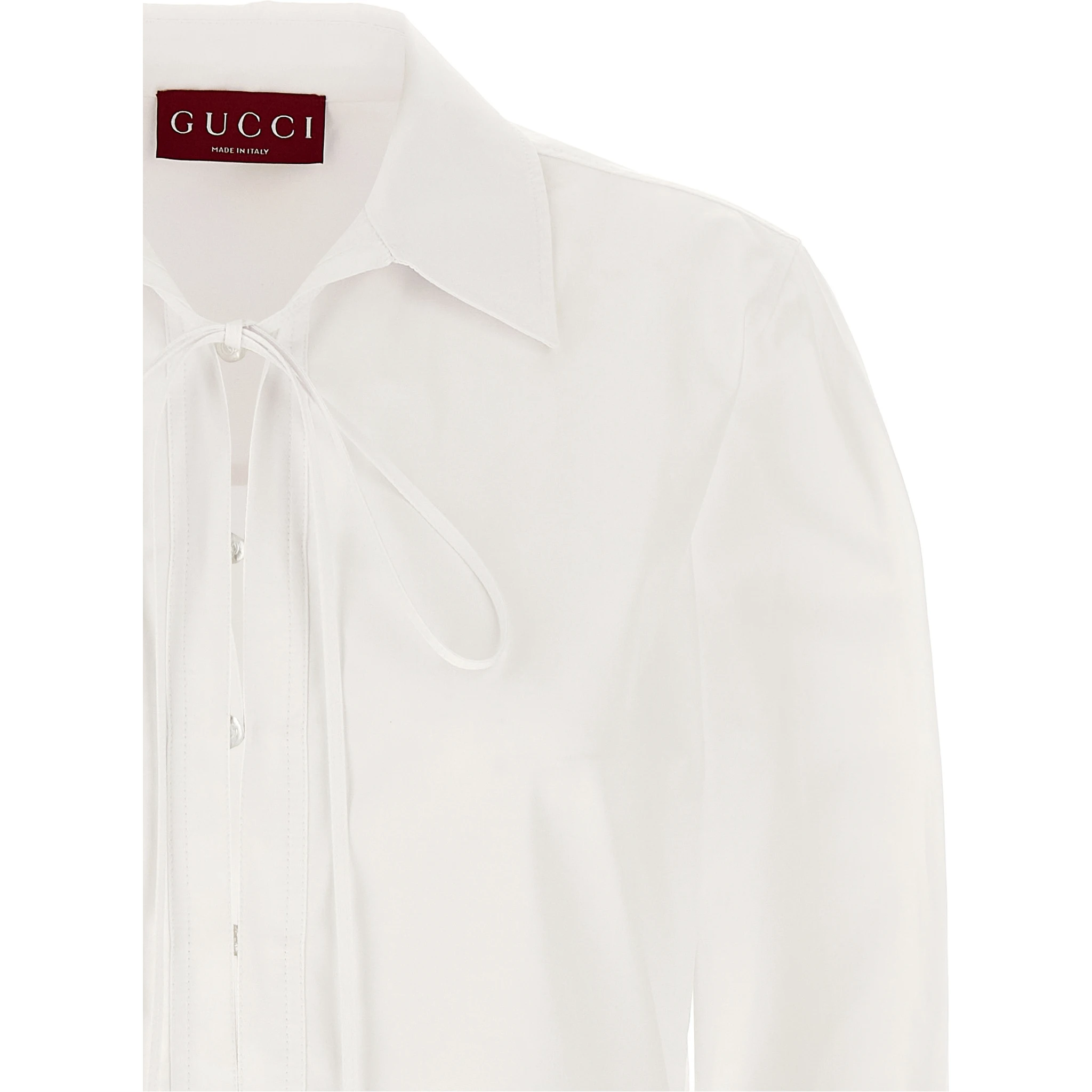 White Cotton Short Dress