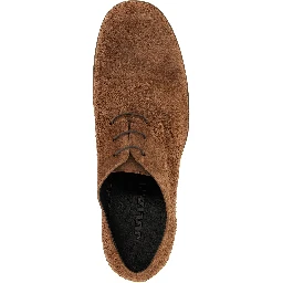 Brown Suede Leather Oxfords And Derbies
