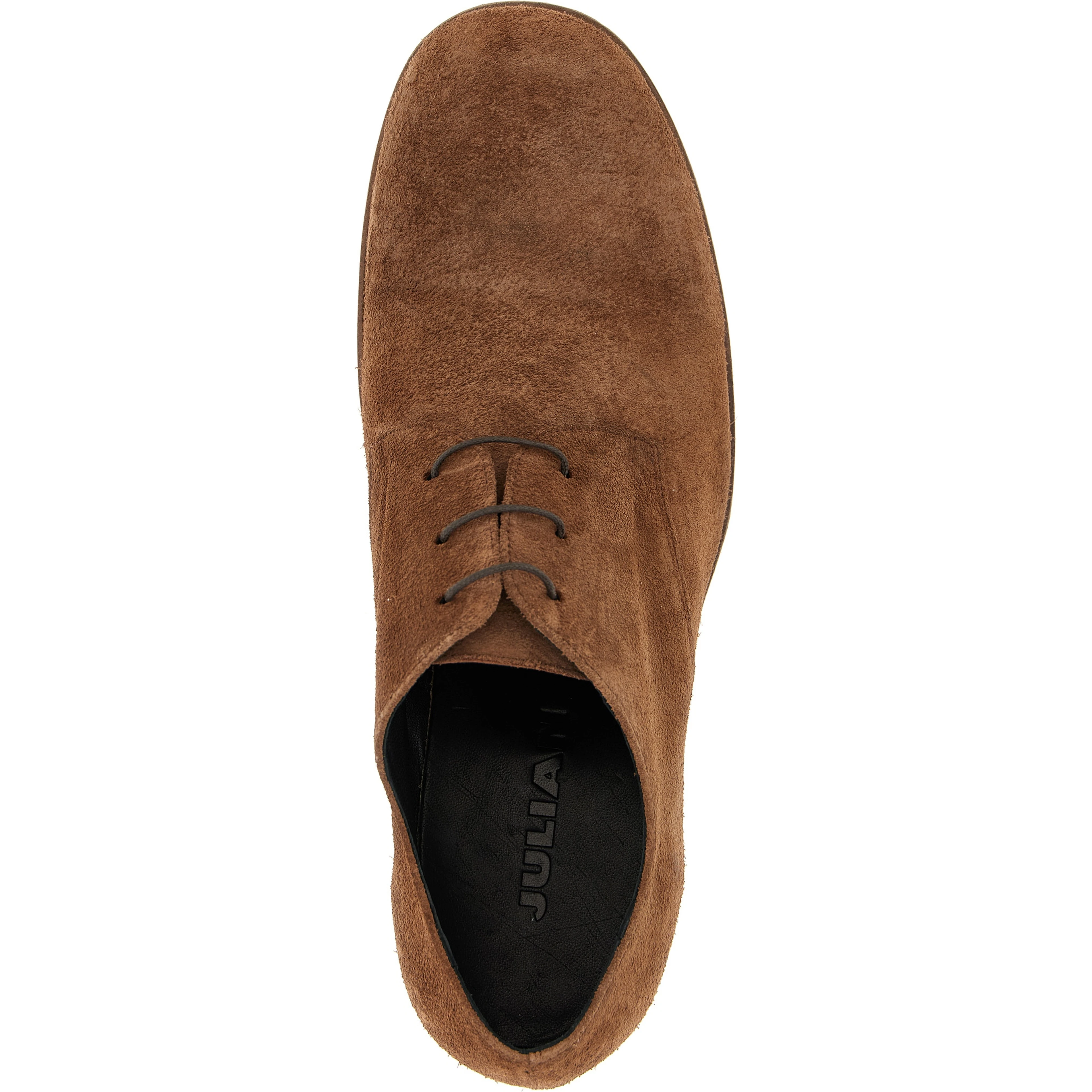 Brown Suede Leather Oxfords And Derbies