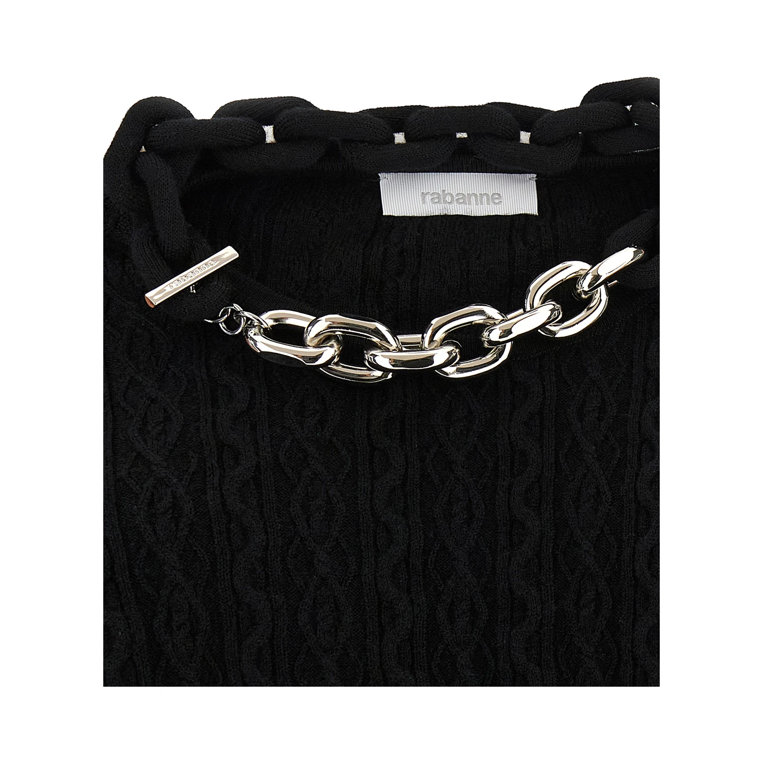 Black Wool Cardigan