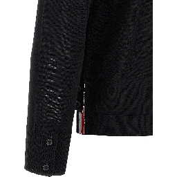 Black Virgin Wool Cardigan