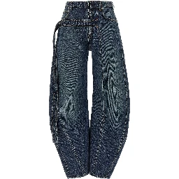 Blue Cotton Jeans Denim