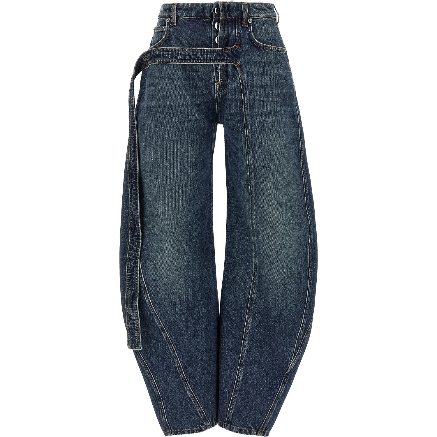 Blue Cotton Jeans Denim