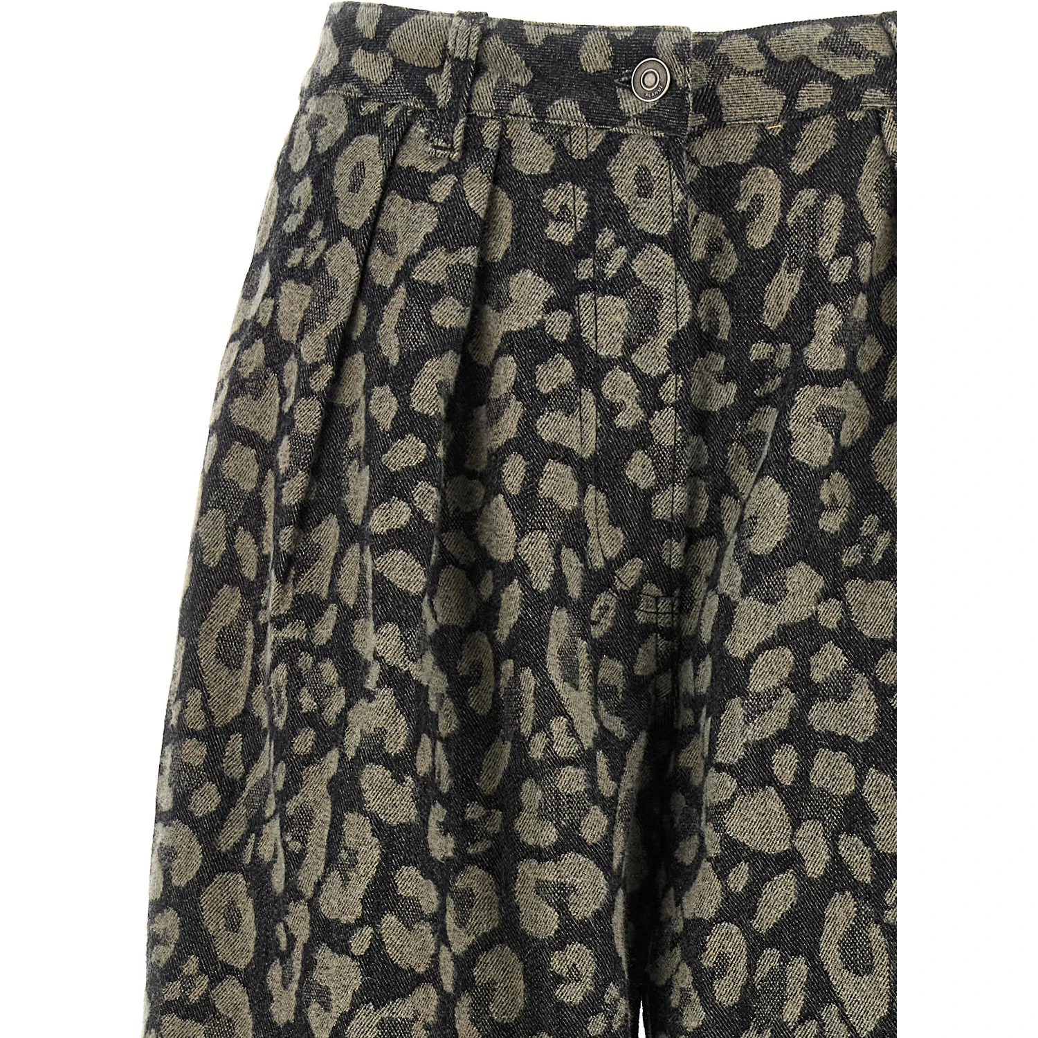 Multicolor Cotton Casual Pants