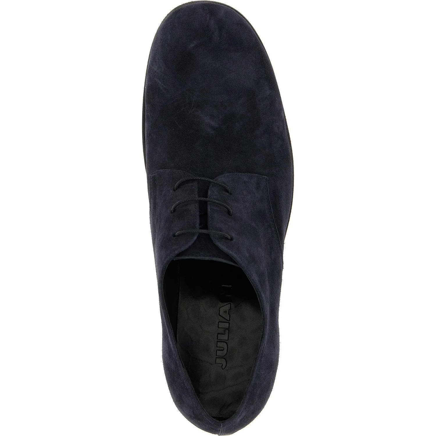 Blue Suede Leather Oxfords And Derbies