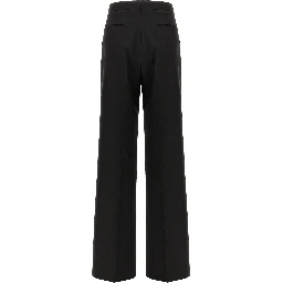 Black Virgin Wool Two-Piece Suit