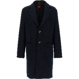 Black Virgin Wool Coat