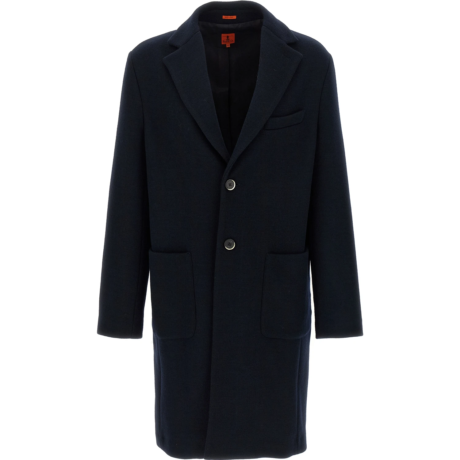 Black Virgin Wool Coat