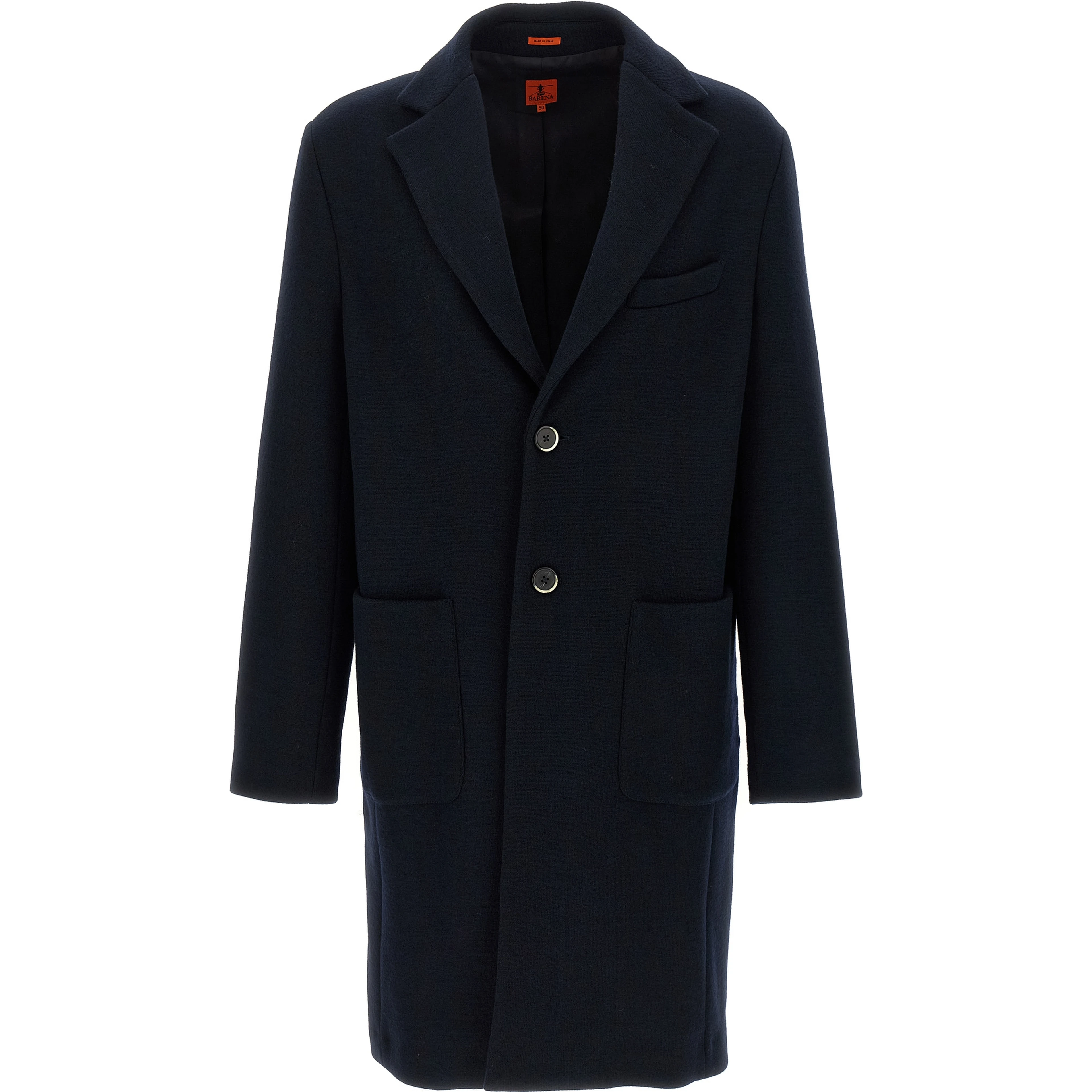 Black Virgin Wool Coat
