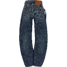 Blue Cotton Jeans Denim