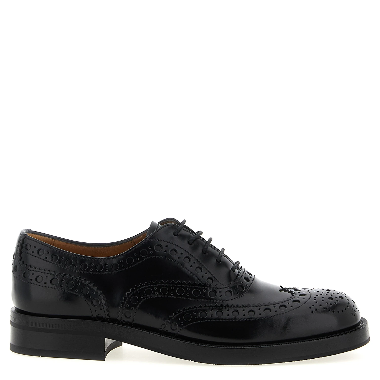 Black Calfskin Oxfords And Derbies