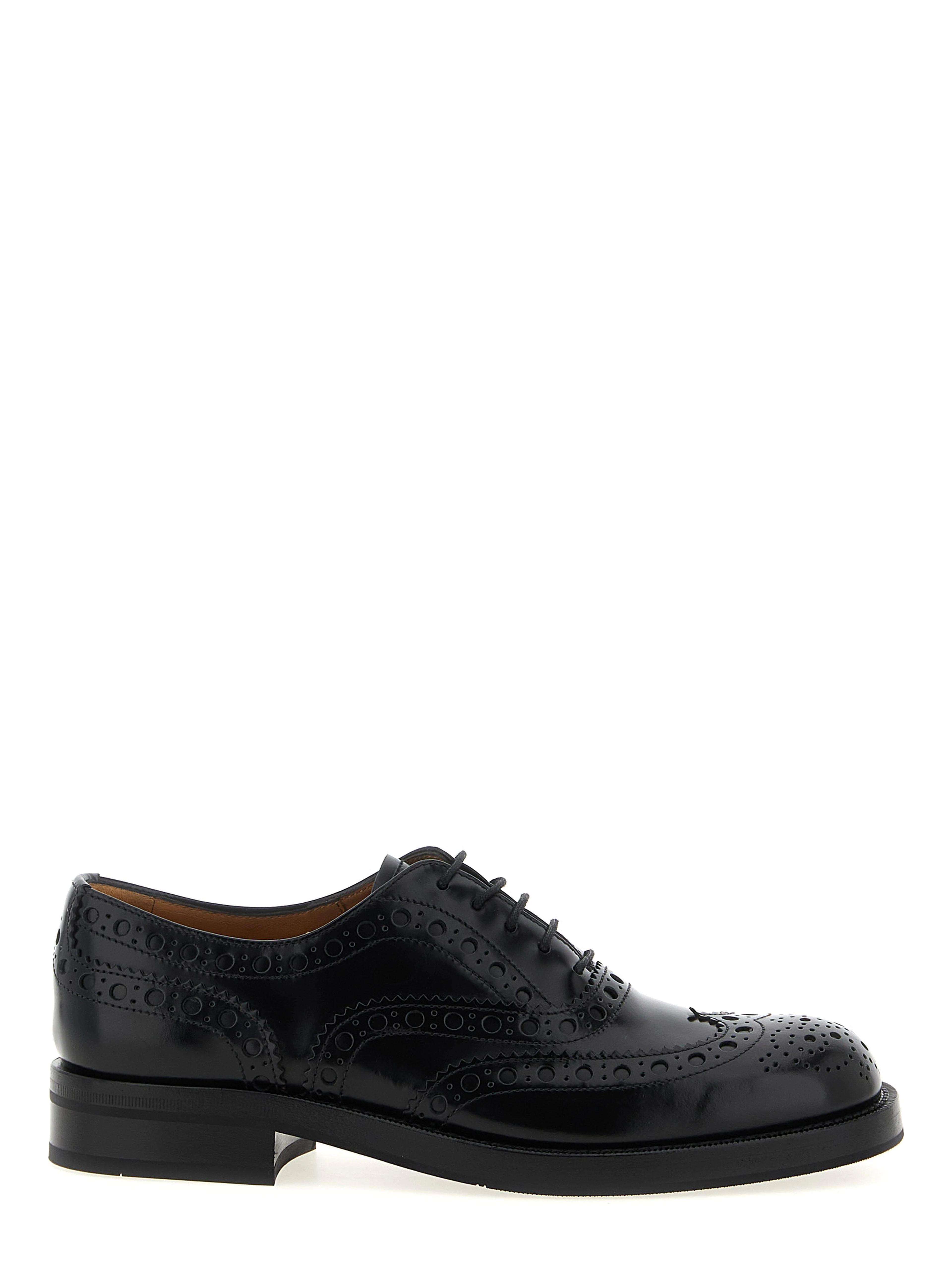 Black Calfskin Oxfords And Derbies