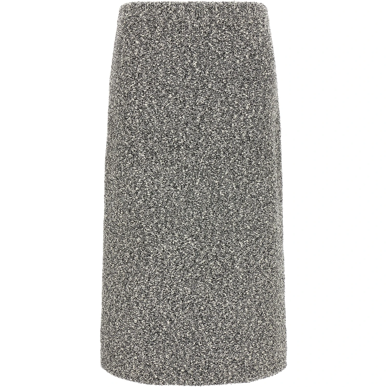 Black Polyamide Midi Skirt