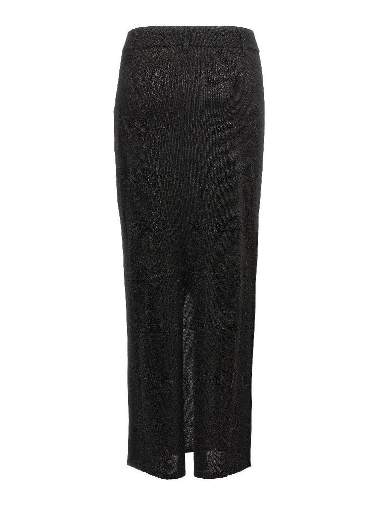 Black Polyester Mini Skirt alternative