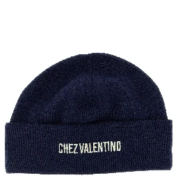 Blue Cotton Beanie