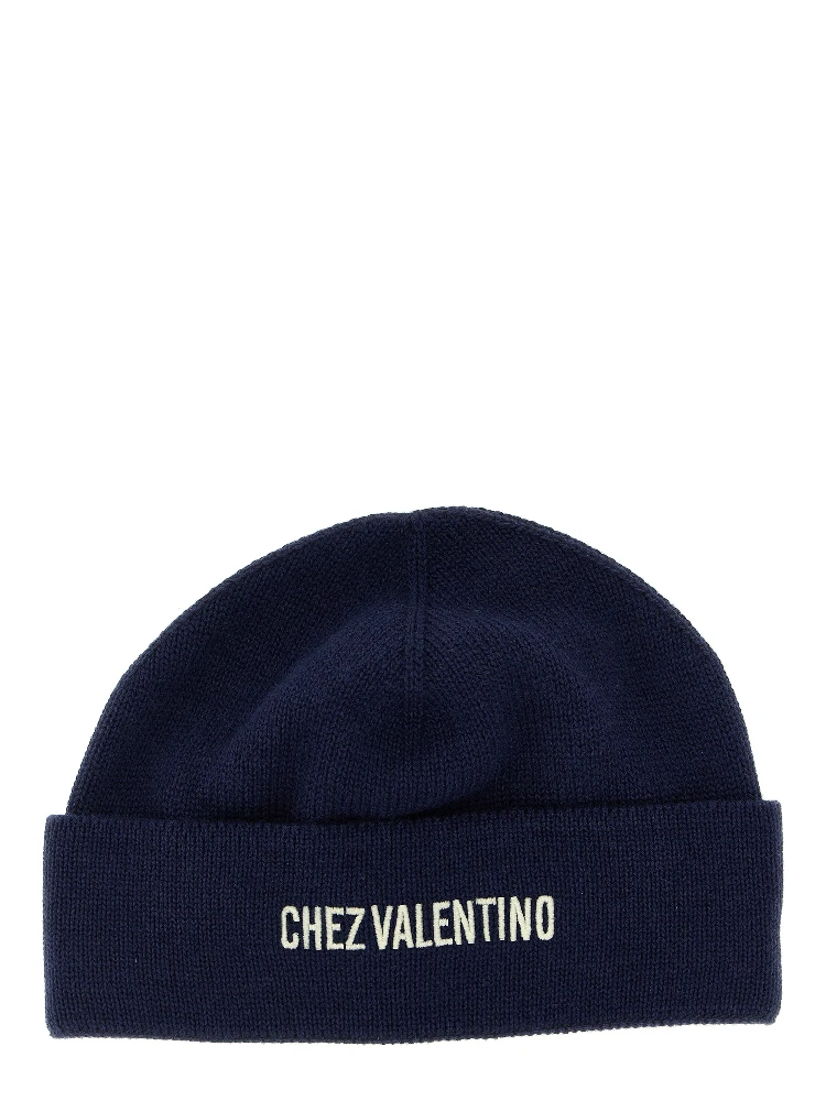 Blue Cotton Beanie