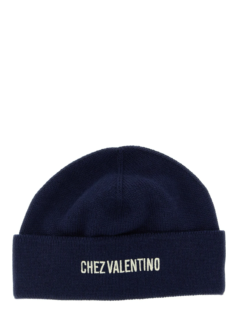 Blue Cotton Beanie