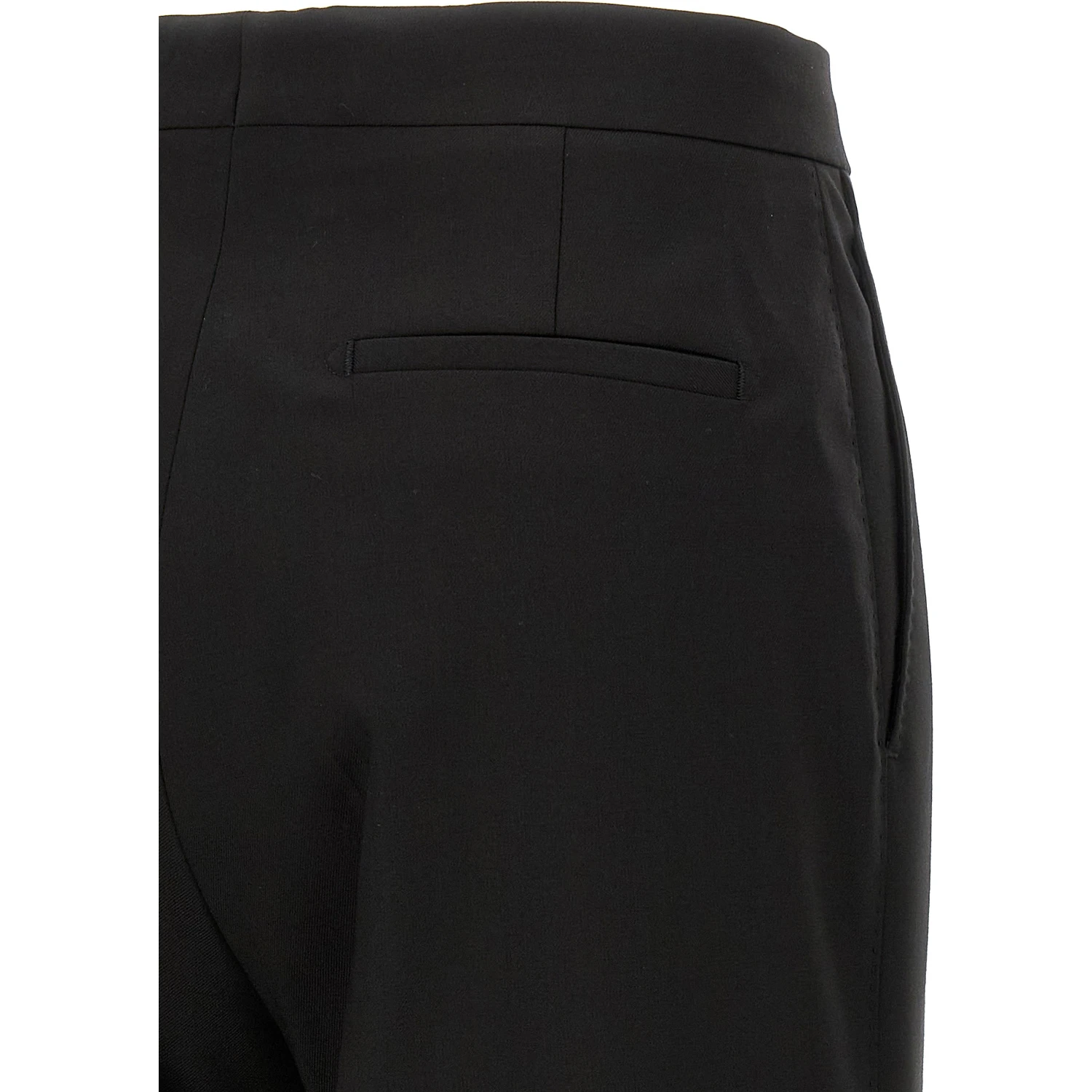 Black Virgin Wool Two-Piece Suit