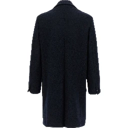 Black Virgin Wool Coat