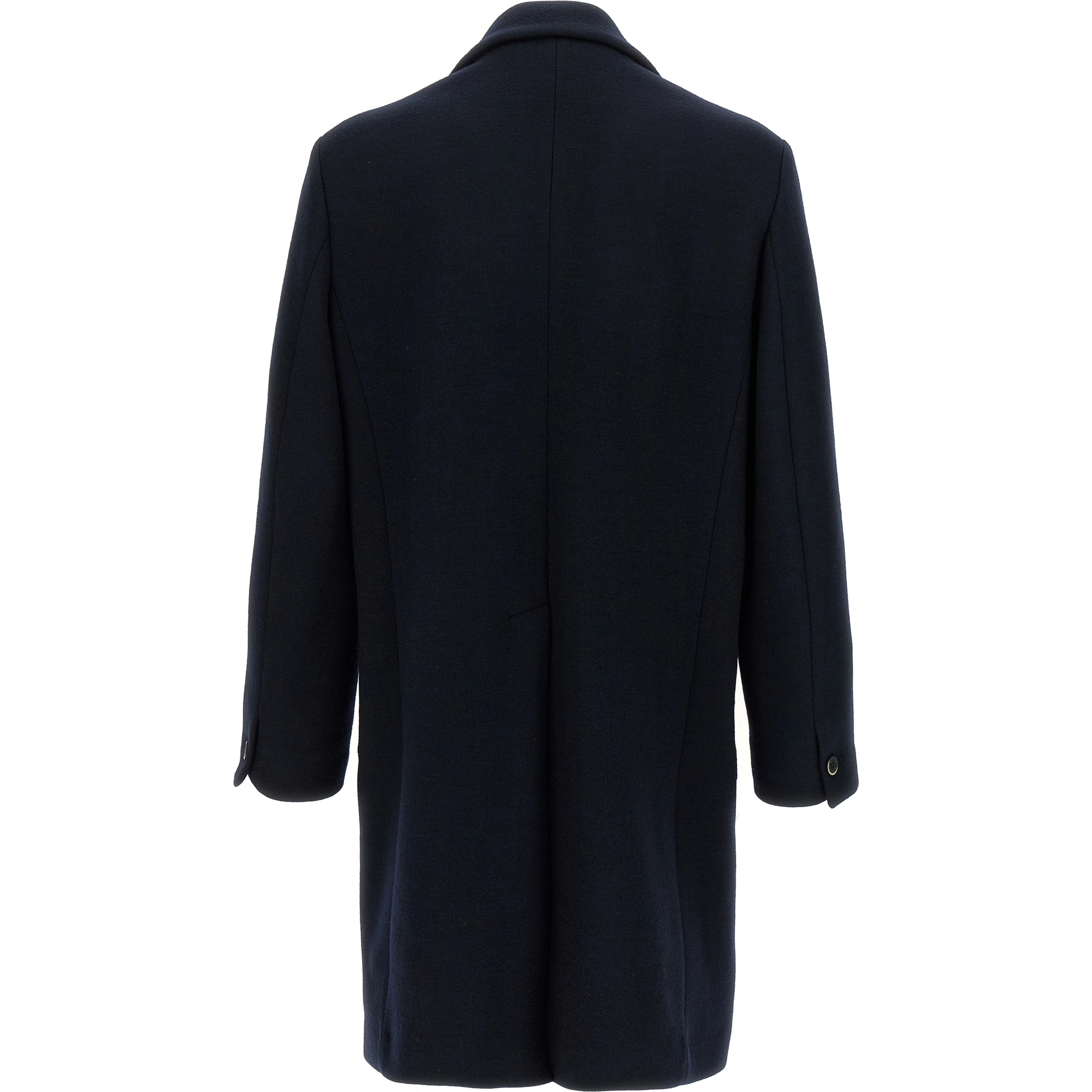 Black Virgin Wool Coat
