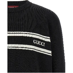 Bicolor Wool Cardigan
