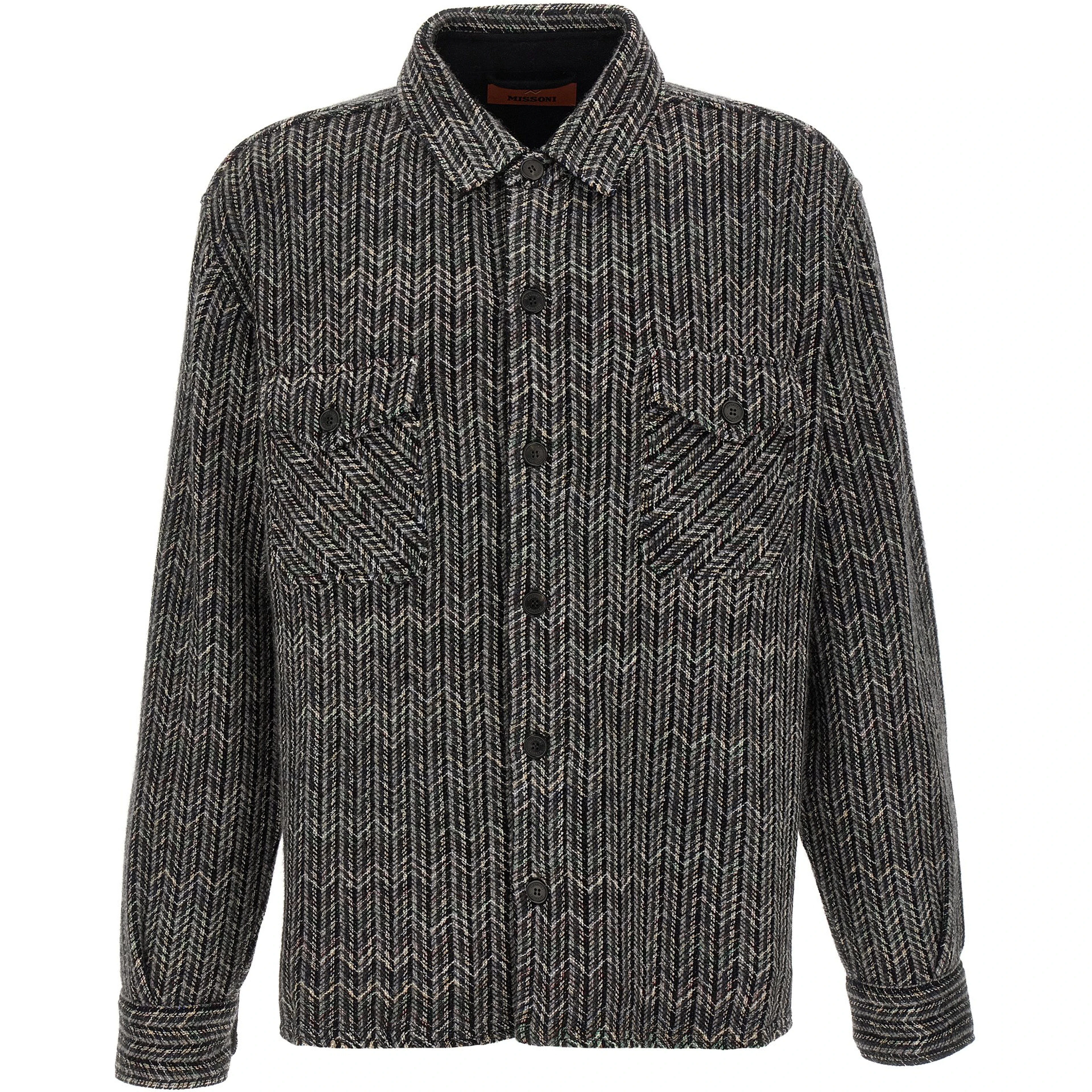 Gray Wool Blouse