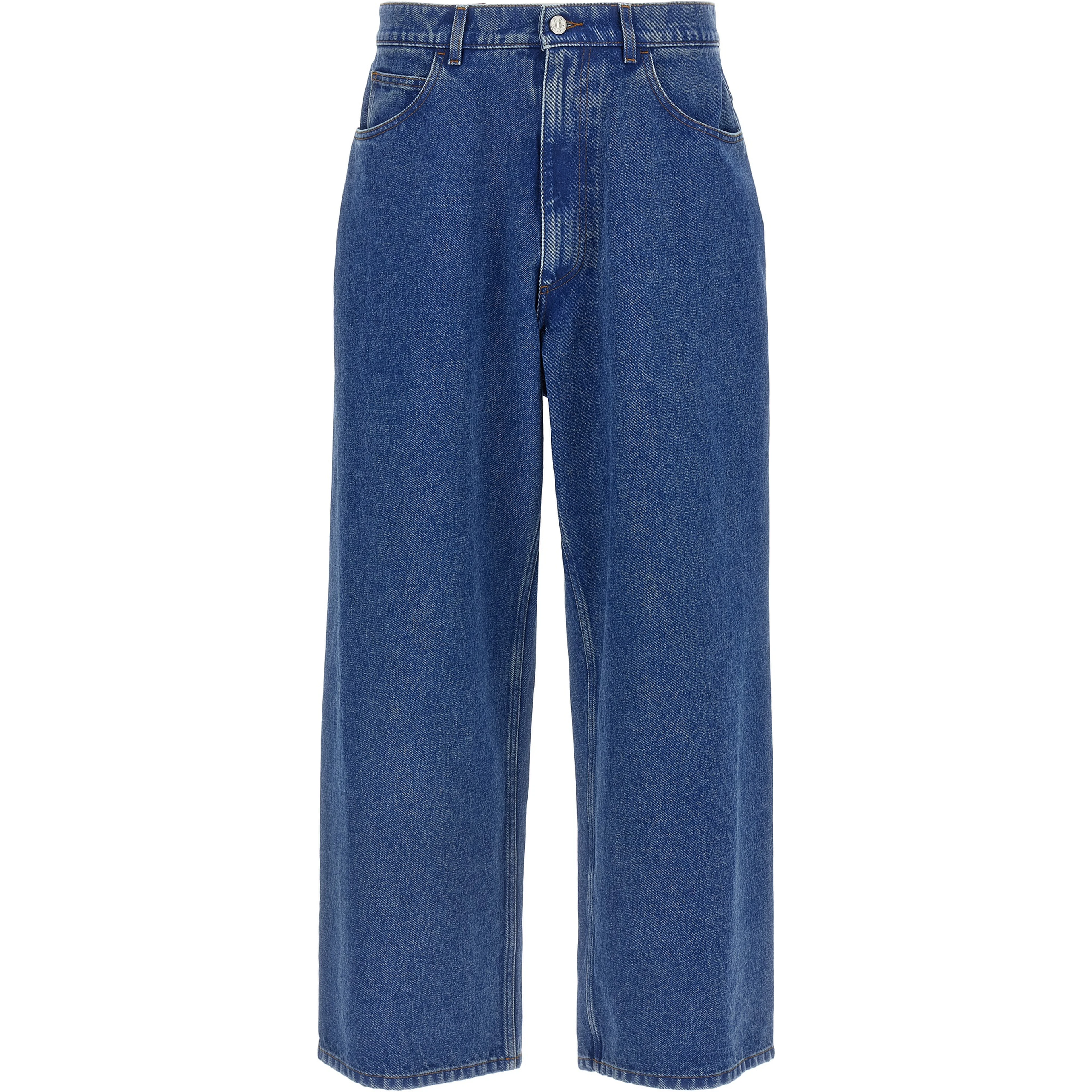 Blue Cotton Jeans Denim