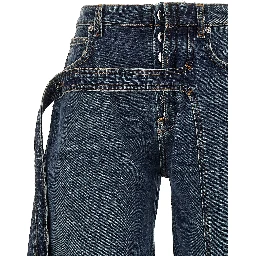 Blue Cotton Jeans Denim