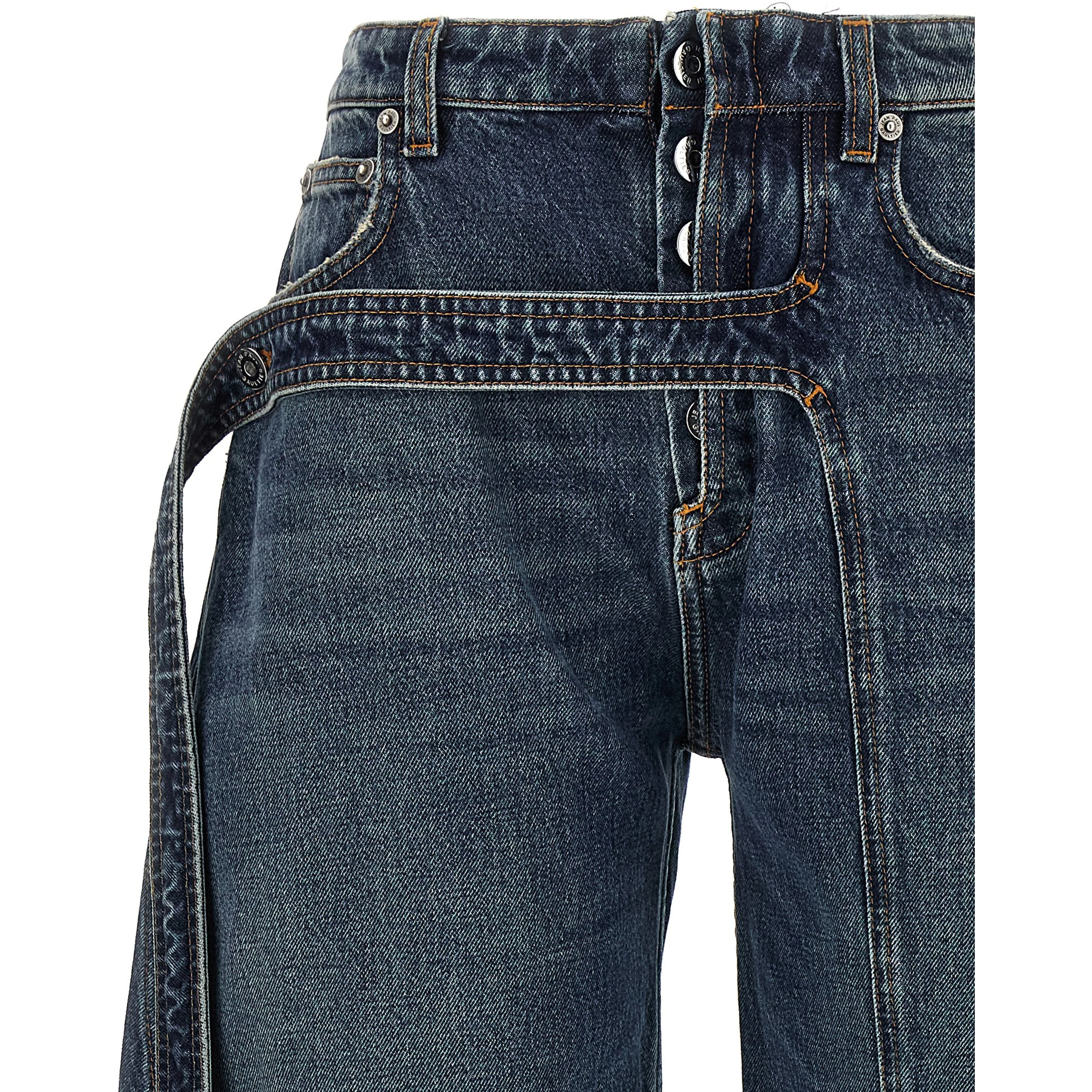 Blue Cotton Jeans Denim