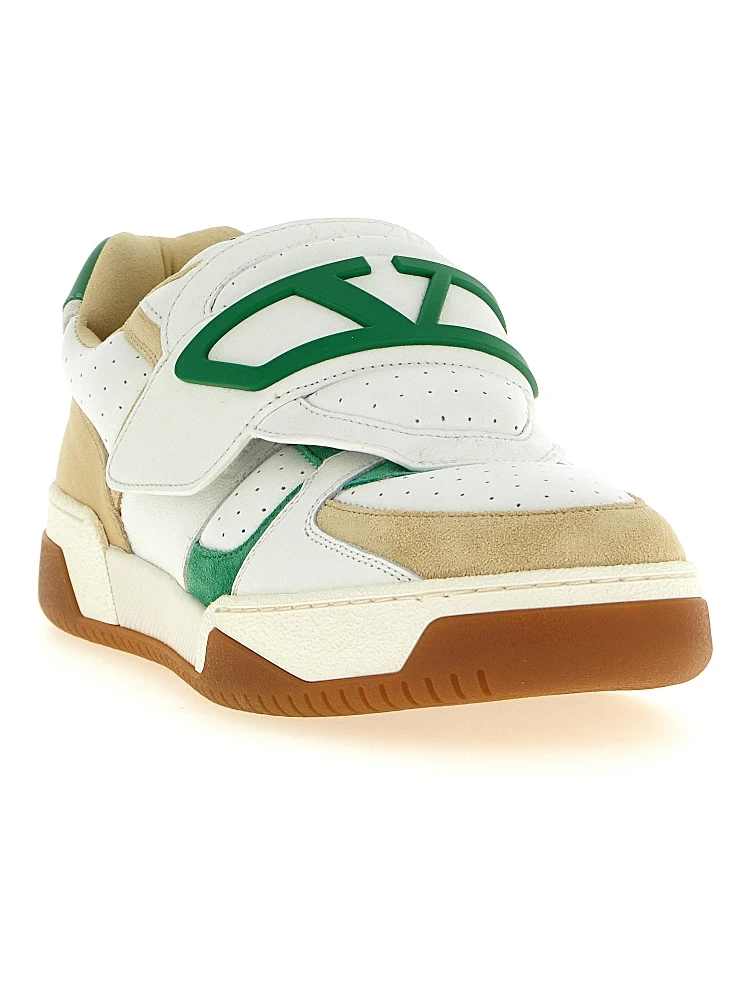 Multicolor Leather Athletic Sneakers alternative