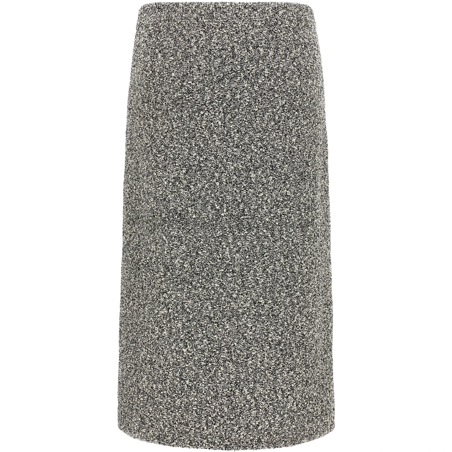 Black Polyamide Midi Skirt