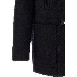 Blue Wool Coat