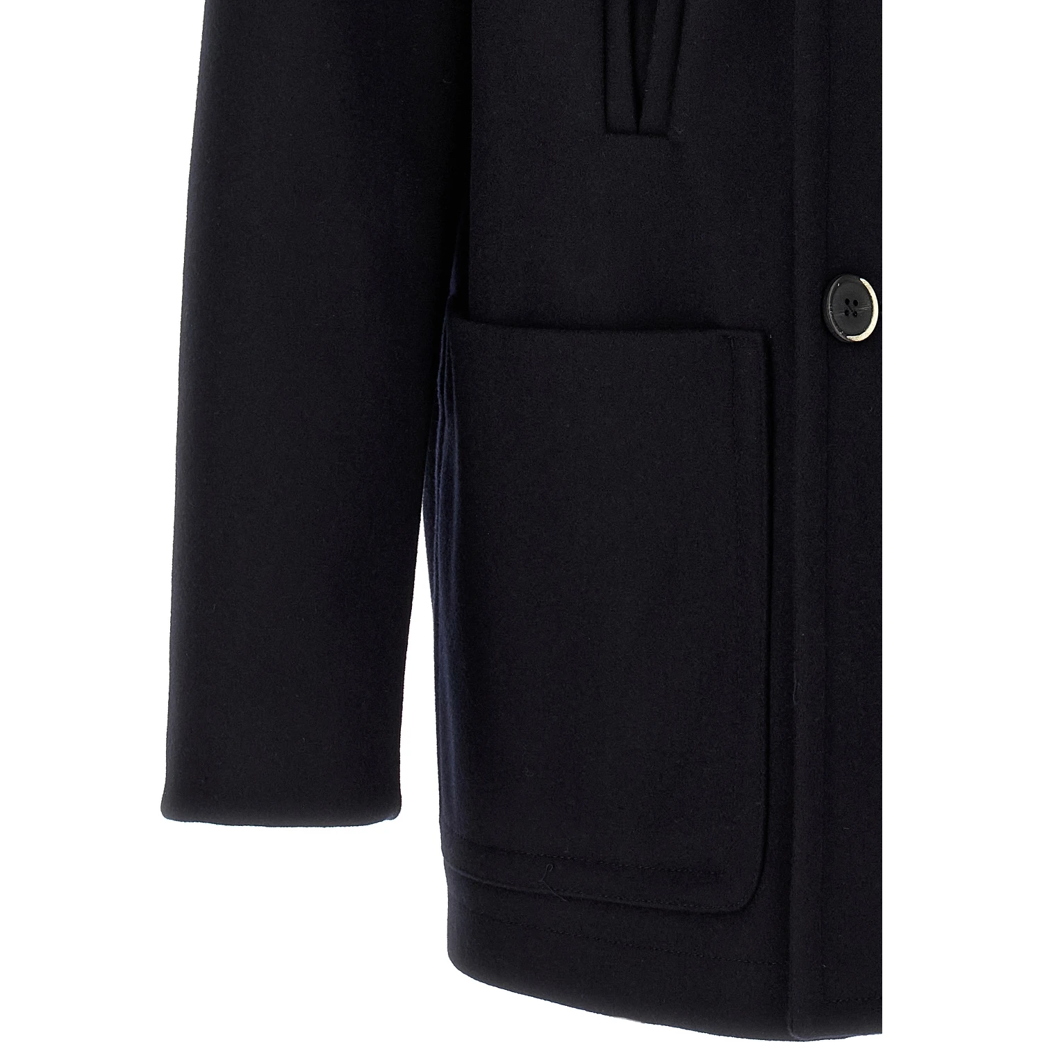 Blue Wool Coat